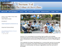 Tablet Screenshot of chevychasesection3.org